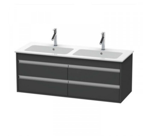 Тумба под раковину, Duravit, Ketho, шгв 1270*475*480, раковина-необходимо заказать, цвет-графит матовый