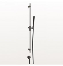 Душевой гарнитур, Gessi, Anello, 23, цвет-Black Metal Brushed PVD