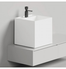 Раковина, Salini, Armonia Square Top, шгв 450*450*450, отверстия для смесителя-1, цвет-белый матовый