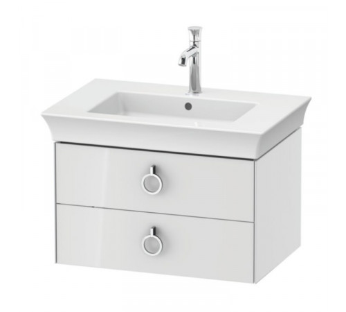 Тумба под раковину, Duravit, White Tulip, шгв 684*458*410 мм, раковина-необходимо заказать, цвет-белый глянцевый