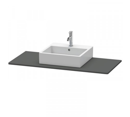 Столешница, Duravit, XSquare, шгв 800*550*16, цвет-графит суперматовый
