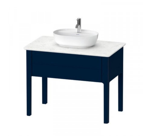 Тумба под раковину, Duravit, Luv, для консоли, шгв 938*570*743, раковина-необходимо заказать, цвет-темно-синий шелковисто-матовый