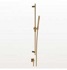 Душевой гарнитур, Gessi, Inverso Diamantato, цвет-Warm Bronze Brushed PVD