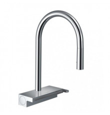 Смеситель для кухни, Hansgrohe, Aquno Select M81, цвет-хром