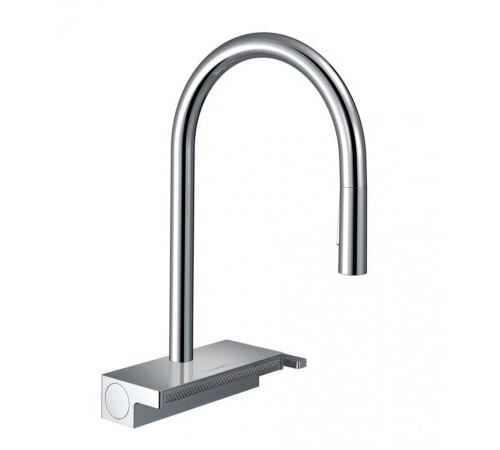 Смеситель для кухни, Hansgrohe, Aquno Select M81, цвет-хром