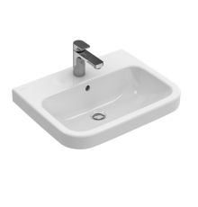 Раковина, Villeroy&Boch, Architectura, шгв 650*470*180, отверстия для смесителя-1 сквозное, 2 промаркированных, CeramicPlus, цвет-альпийский белый