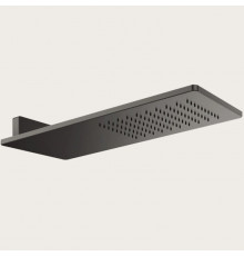 Верхний душ, Gessi, 550*200, цвет-Black Metal Brushed PVD