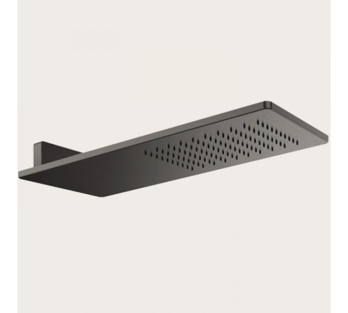 Верхний душ, Gessi, 550*200, цвет-Black Metal Brushed PVD
