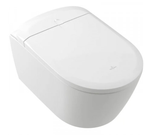 Унитаз, Villeroy&Boch, Viclean, Dusch-wc supreo select, подвесной, шгв 384*612*423, DirectFlush, CeramicPlus, ViClean, цвет-альпийский белый