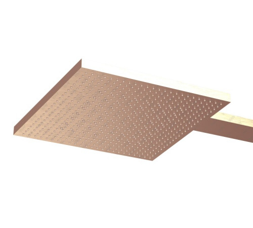 Верхний душ, Almar, Velvet, 300*300, цвет-Copper Brushed PVD (Товар заказной, возврату не подлежит)