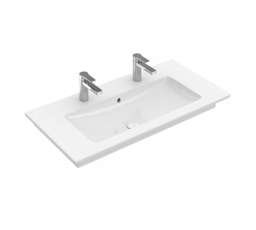 Раковина, Villeroy&Boch, Venticello, шгв 1000*500*120, отверстия для смесителя-2, цвет-альпийский белый