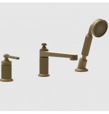 Смеситель для ванны и душа, Gessi, VENTI20, цвет-Antique Brass