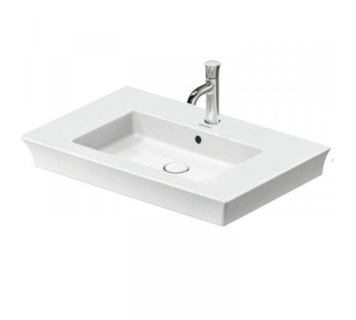 Раковина, Duravit, White Tulip, шгв 750*490*155, отверстия для смесителя-1, цвет-белый