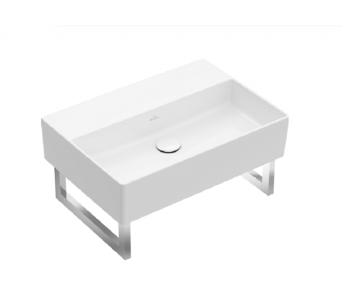 Раковина, Villeroy&Boch, Memento 2.0, шгв 500*420*140, отверстия для смесителя-отсутствуют, цвет-белый