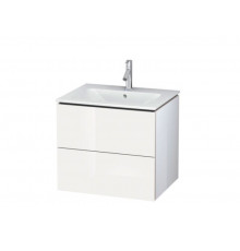 Тумба под раковину, Duravit, L-Cube, шгв 620*481*550, раковина-необходимо заказать, цвет-белый глянцевый лак