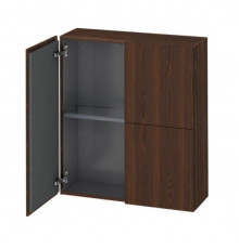 Шкаф, Duravit, L-Cube, шгв 700*243*800, петли-слева/справа, цвет-орех брашированный