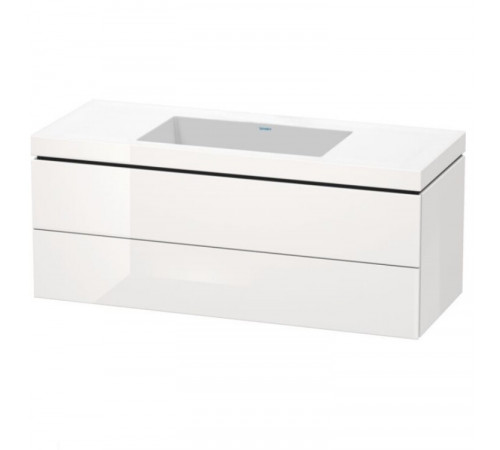 Тумба под раковину, Duravit, L-Cube, шгв 1200*480*500, раковина-в комплекте, цвет-белый глянцевый