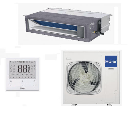 AD140S2SM9FA / 1U140S2SN2FA, Сплит-система, Haier, Super Match Plus, канальная