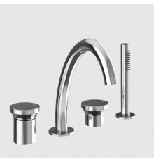 Смеситель для ванны и душа, Gessi, Origini, цвет-хром
