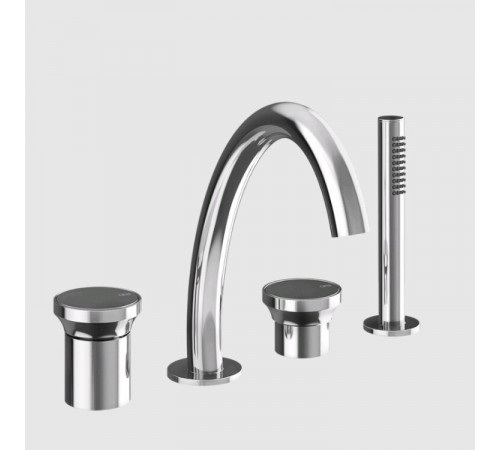 Смеситель для ванны и душа, Gessi, Origini, цвет-хром