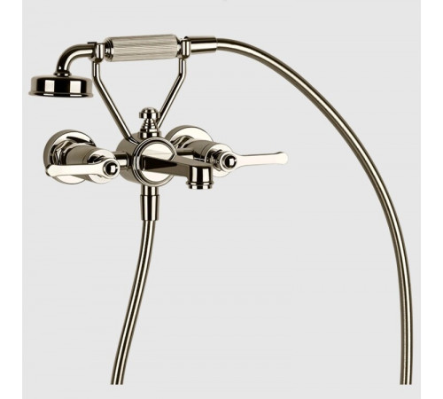Смеситель для ванны и душа, Gessi, VENTI20, цвет-Nickel PVD