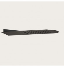 Верхний душ, Gessi, Tremillimetri, Tondo, 195*620, цвет-Black Metal Brushed PVD
