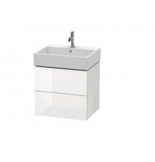 Тумба под раковину, Duravit, L-Cube, шгв 584*459*544, раковина-необходимо заказать, цвет-белый глянцевый