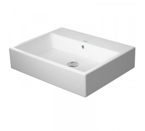 Раковина, Duravit, Vero Air, шгв 600*470*165, шлифованная, отверстия для смесителя-отсутствуют, цвет-белый