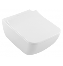 Унитаз, Villeroy&Boch, Venticello, подвесной, шгв 375*560*330, CeramicPlus, цвет-Stone White