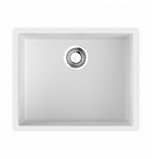 Мойка, OMOIKIRI, Yamakawa, шгв 556*456*200, отверстия для смесителя-отсутствуют, цвет-белый