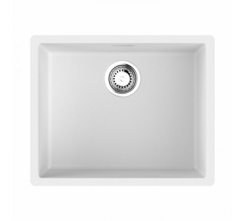 Мойка, OMOIKIRI, Yamakawa, шгв 556*456*200, отверстия для смесителя-отсутствуют, цвет-белый