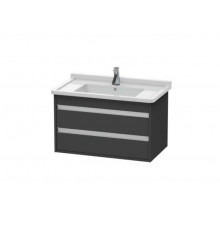 Тумба под раковину, Duravit, Ketho, шгв 800*465*480, раковина-необходимо заказать, цвет-графит матовый
