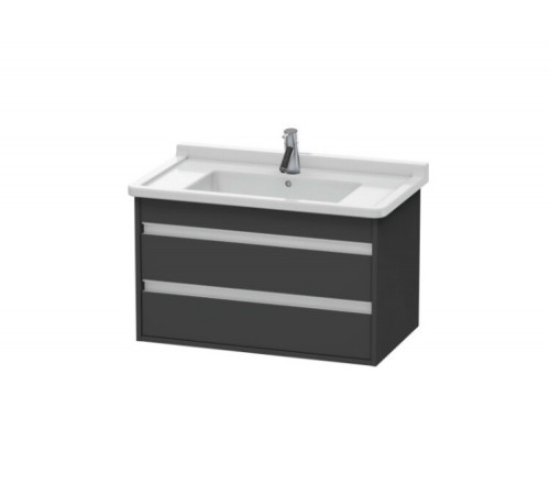Тумба под раковину, Duravit, Ketho, шгв 800*465*480, раковина-необходимо заказать, цвет-графит матовый