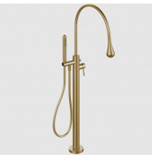Смеситель для ванны и душа, Gessi, Goссia, напольный, цвет-Warm Bronze Brushed PVD
