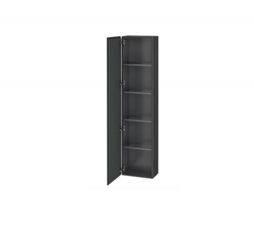 Шкаф-пенал, Duravit, L-Cube, шгв 400*243*1760, петли-справа, цвет-графит матовый
