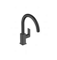 Смеситель для кухни, Hansgrohe, Vernis Shape M35, цвет-черный матовый