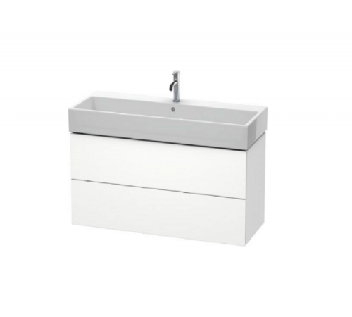Тумба под раковину, Duravit, L-Cube, шгв 1184*459*544, раковина-необходимо заказать, цвет-белый матовый