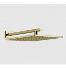Верхний душ, Gessi, Rettangolo shower, 300*300, цвет-Brass PVD