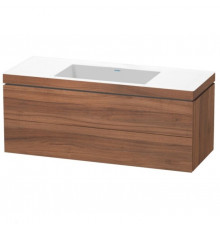 Тумба под раковину, Duravit, L-Cube, шгв 1200*480*500, раковина-в комплекте, цвет-орех натуральный