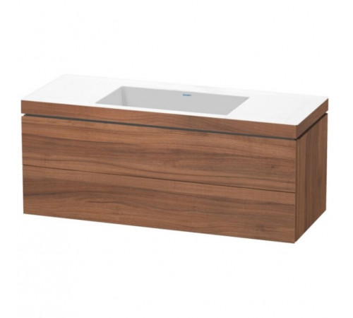 Тумба под раковину, Duravit, L-Cube, шгв 1200*480*500, раковина-в комплекте, цвет-орех натуральный