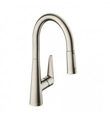 Смеситель для кухни, Hansgrohe, Talis M51, цвет-сталь