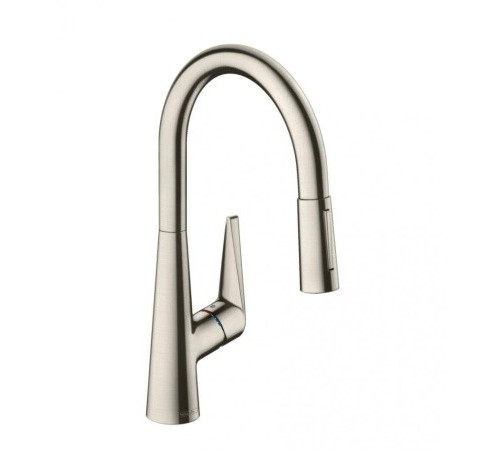 Смеситель для кухни, Hansgrohe, Talis M51, цвет-сталь