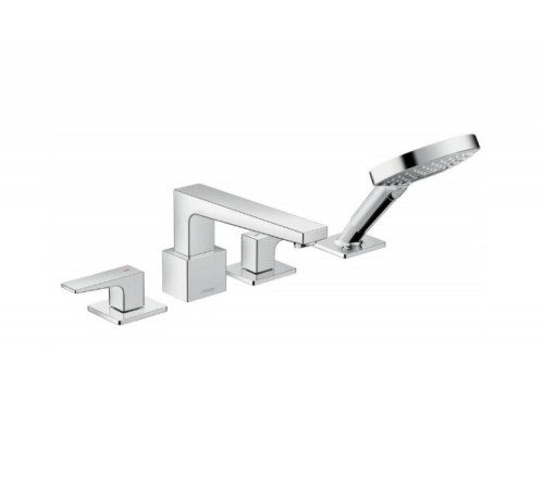 Смеситель для ванны и душа, Hansgrohe, Metropol, цвет-хром