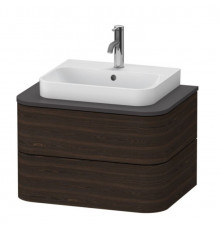 Тумба под раковину, Duravit, Happy D.2 Plus, шгв 650*480*408, раковина-необходимо заказать, цвет-орех брашированный