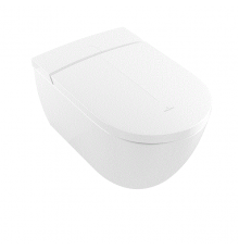Унитаз, Villeroy&Boch, Viclean, подвесной, шгв 385*595*360, CeramicPlus, цвет-альпийский белый