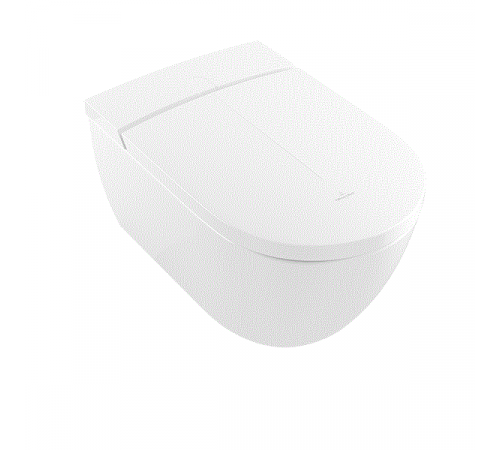 Унитаз, Villeroy&Boch, Viclean, подвесной, шгв 385*595*360, CeramicPlus, цвет-альпийский белый