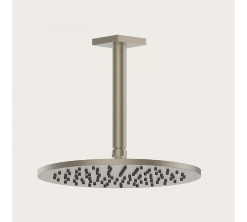 Верхний душ, Gessi, Rilievo, 250*250, цвет-Finox Brushed Nickel