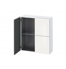 Шкаф, Duravit, L-Cube, шгв 700*243*800, петли-слева/справа, цвет-белый глянцевый