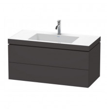 Тумба под раковину, Duravit, L-Cube, шгв 1000*480*500, раковина-в комплекте, цвет-гафит суперматовый