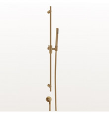 Душевой гарнитур, Gessi, Habito Cesello, 23, цвет-Warm Bronze Brushed PVD